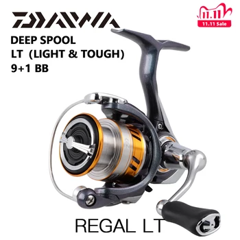 MEGA SALE ❤️ DAIWA REGAL LT fishing spinning reels 1000D 2000D 2500D 2500DXH 3000DC 3000DCXH 10BB Air Rotor Aluminum Spool Fishing wheels - discount item 49% OFF Sports & Entertainment
