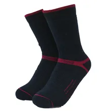 2 пары уличных зимних шерстяных толстых походных носков женские носки гольфы темно-синего цвета