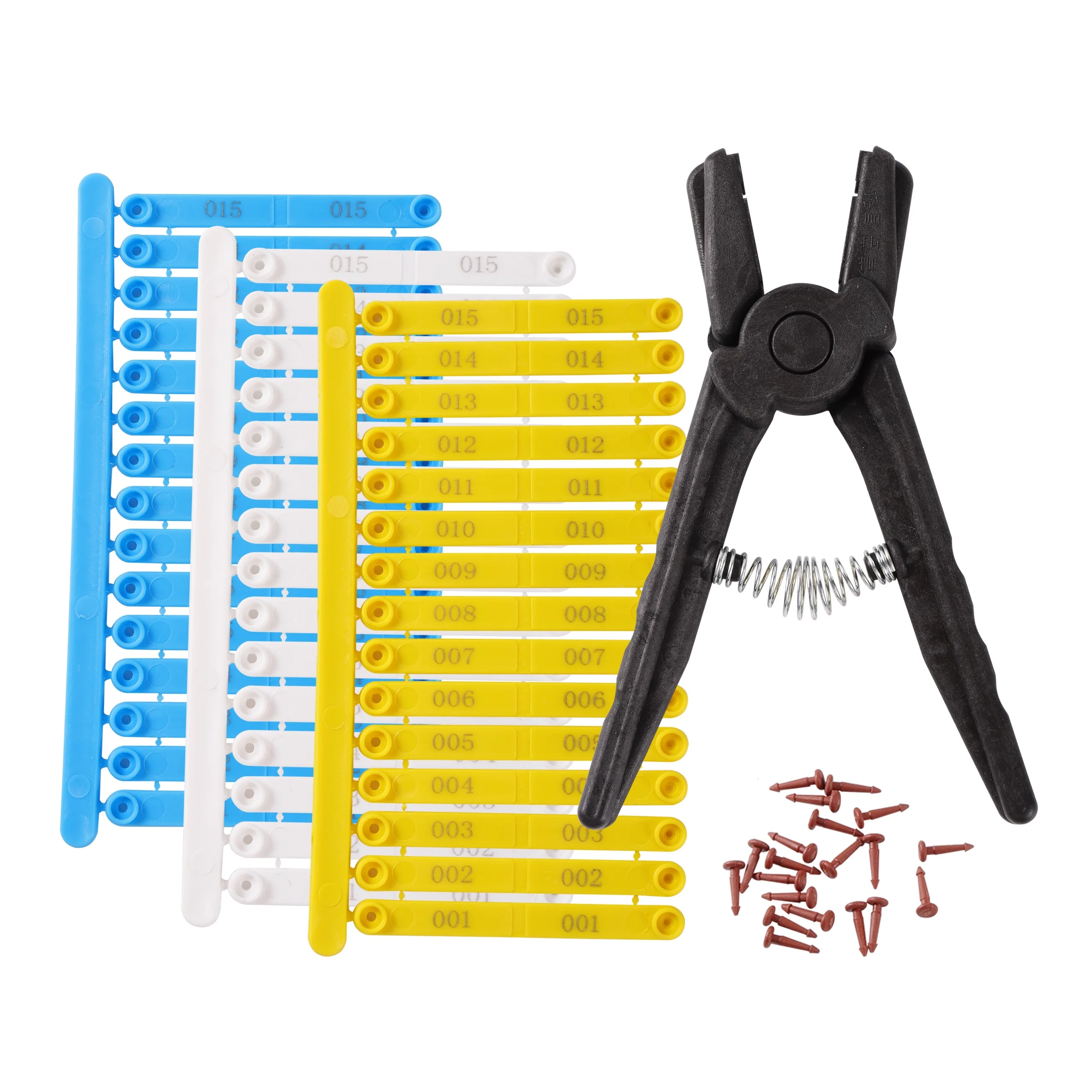 Bird Foot Rings Birds Foot Rings Chicken Wings Identification Ring Bird Quail Pigeon Duck Goose Chicken Wings Identifier Poultry Farm Chick Ring NO.001~045