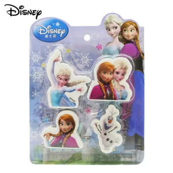

frozen Cute princess elsa anna girls Cute Cartoon Eraser disney Olaf Writing Supplies Student Learning Stationery rubber