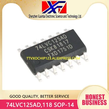 

50Pcs/Lot 74LVC125AD 74LVC125AD,118 SOP14 IC BUFFER NON-INVERT 3.6V 14SOIC