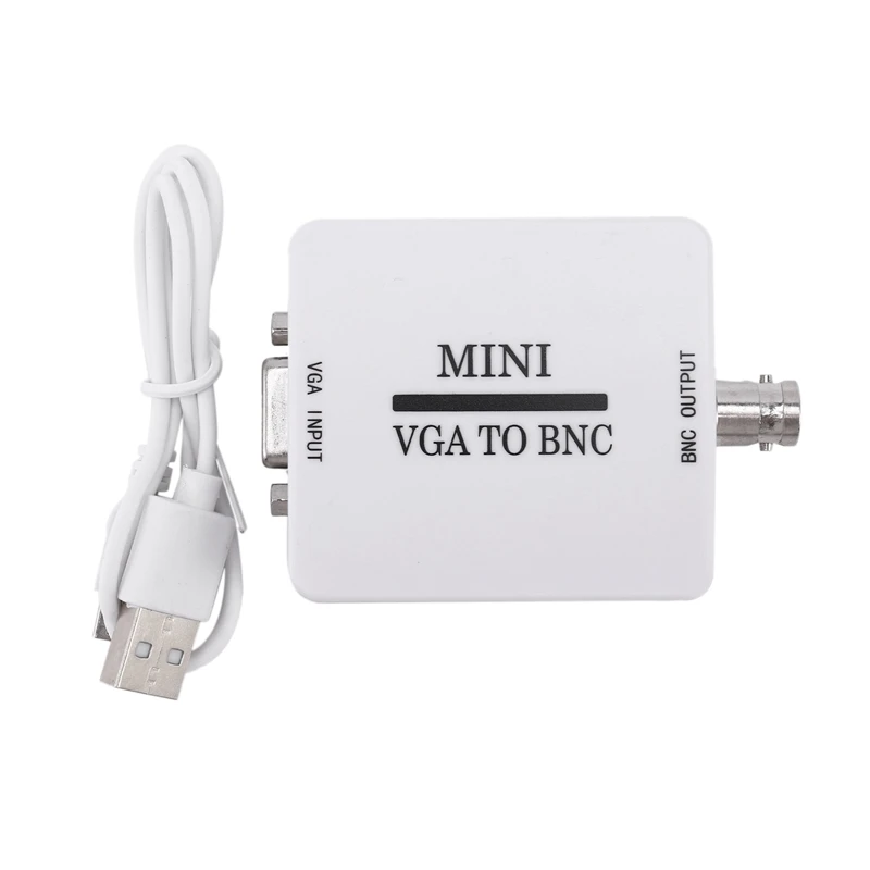 Преобразователь видео Mini HD VGA в BNC композитный адаптер цифровой переключатель для