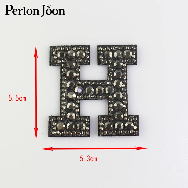 1 шт. 24 буквы три цвета горный хрусталь Английский алфавит буквы металлическая аппликация буквы-наклейки значок паста для одежды сумка