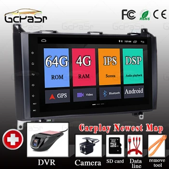 

DSP GPS Android Car Radio Multimedia For Mercedes Sprinter B200 Benz W906 una clase B W169 W245 Viano Vito W639 de navegación