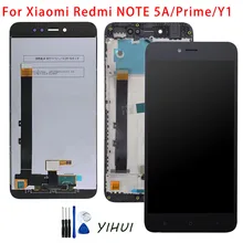 Écran tactile LCD de remplacement, 10 touches, qualité AAA, avec châssis, pour Xiaomi Redmi Note 5A Prime/pro=