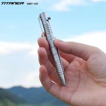 

Beidou made titanium alloy tactical pen mini Taichu portable defense broken window escape gun bolt self-defense waterproof EDC