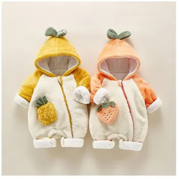

2020 Winter Newborn Baby Boys Romper Clothes Cotton Long Sleeve Infant Jumpsuit Overalls for Baby Girl Rompers Baby Clothing