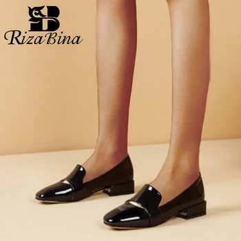

RIZABINA Size 33-43 New Arrival Women Pumps Shoes Fashion Square Toe Thick Heels Shoes Women Special Design Solid Color Footwear