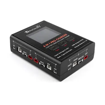 

LeadingStar 6-IN-1 Pro Charger 1S LiPO/LiHV Battery Charger with mCX/JST/mcpx/MOLEX for RC Car RC Boat