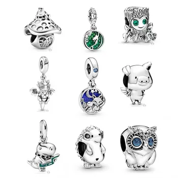 

new plated silver charm beads scattered small sparkling crown Pig Other DIY Jewelry Accessories