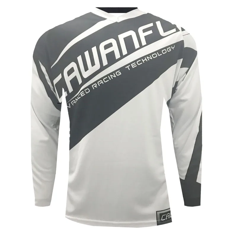 

CWF Camo Printing Motocross Long Sleeves Tops Bicycle Retro MTB Downhill Shirt Enduro Team Autumn Sports Men Downhill Tops