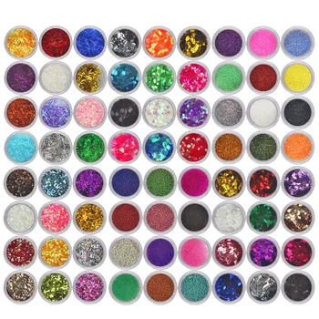 

best Nail Glitter Shiny Matte Shell colorful Nail Art Pigment Dust Powder Manicure Nail Decorations t04085