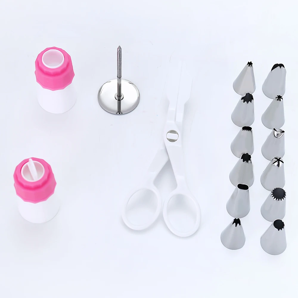 

Pastry Nozzles/Scissors16Pcs/Set Confectionery Nozzle Stainless Cream Baking Tools Decorating Tip Sets 2019 New Arrival