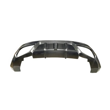 

S Style Carbon Fiber Rear Diffuser (Can fit without the wide fender) Glossy Finish Bumper Splitter Set For Alfa Romeo Stelvio