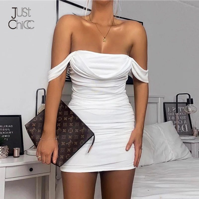 Justchicc белые сетчатые Сексуальное Женское Платье из сетчатой ткани с вырезом