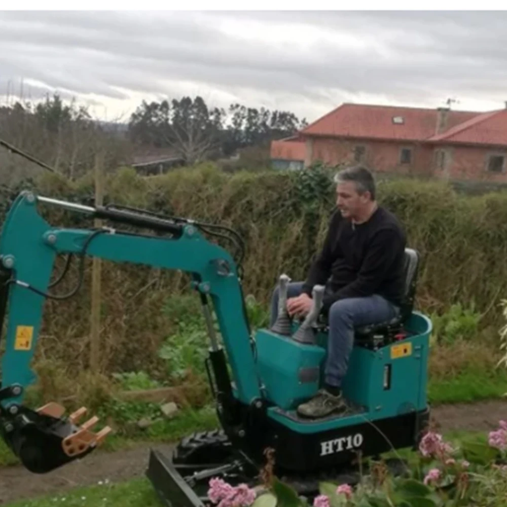 

CE EPA approved Hot selling in European 1ton mini excavator hydraulic 1000kg digger machine