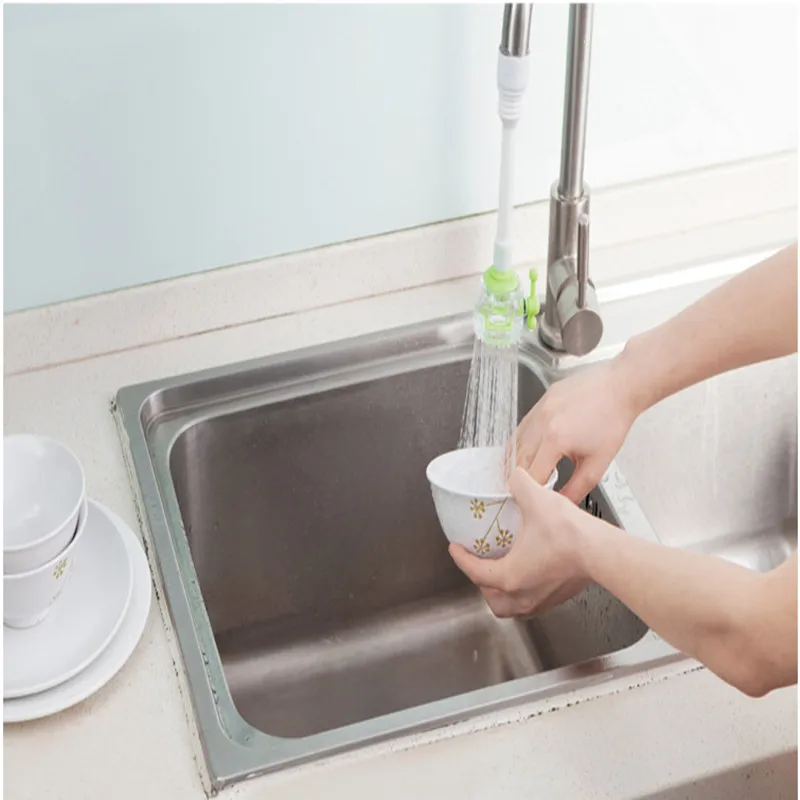 Faucet Can Rotate 360 Degree Shower Head Waterproof Water Saving Faucet Nozzle Extension Filter Shower Water Saving Device