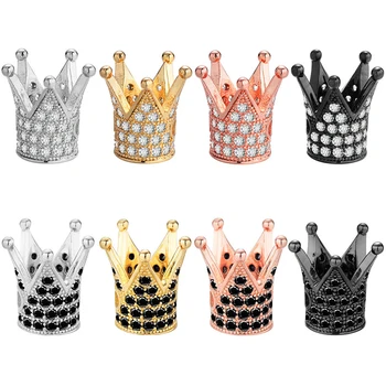 

ZG Diamond high foot crown accessories bracelet beads DIY bracelet necklace accessories for decoration