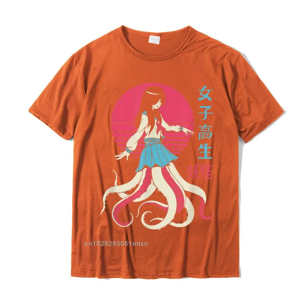 Tees Spirit School Girl T-Shirt__3231 Tees Summer Cheap 3D Printed Short Sleeve Cotton Crew Neck Men's T Shirt 3D Printed Spirit School Girl T-Shirt__3231 orange