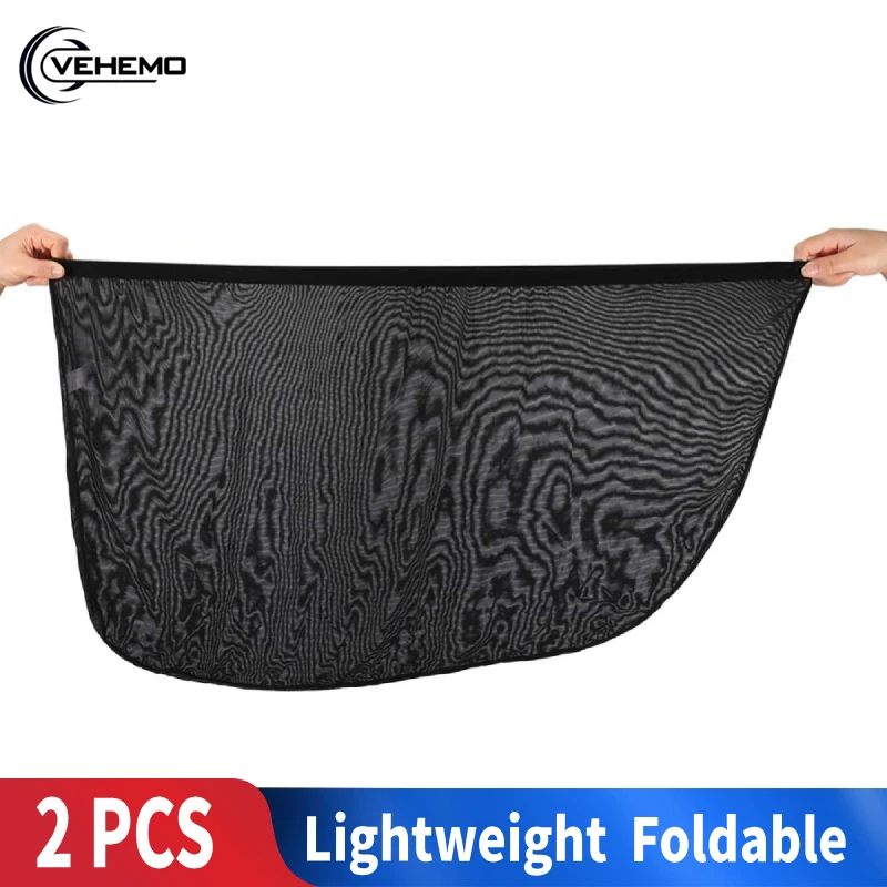 

2Pcs XL Size Car Window Cover Sunshade Curtain UV Protection Shield 126*52CM Window Protector Window Universal Car Accessories