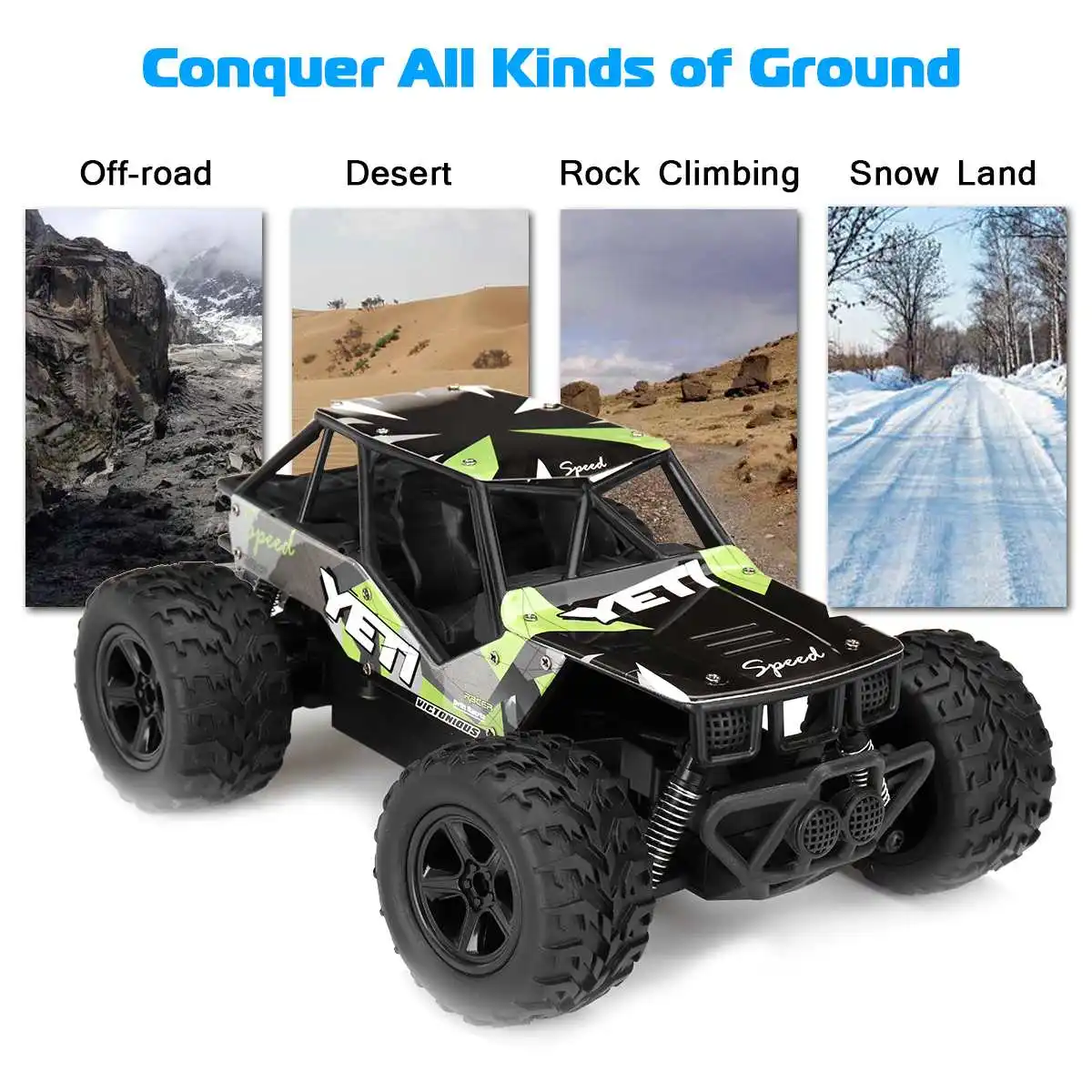 

Hot 1:20 Off-road RC Cars 2.4GHz 4WD Remote Control Electrical Aluminum High Speed Climbing Racing Cars For Surprise Gift