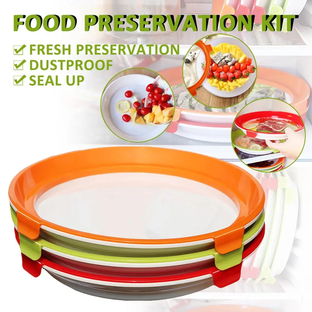 

Fresh Food Preservation Tray Refrigerator Reusable Organizer Pallet Refrigerator Food Storage Container Kitchen Accessories