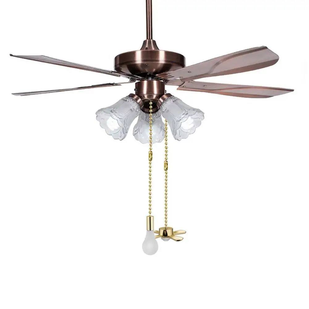 Ceiling Fan Pull Chain Beaded Ball Fan Pull Chain 13.6 Inches Fan Pulls Set With Connector High Ceiling Light Fixtures 4