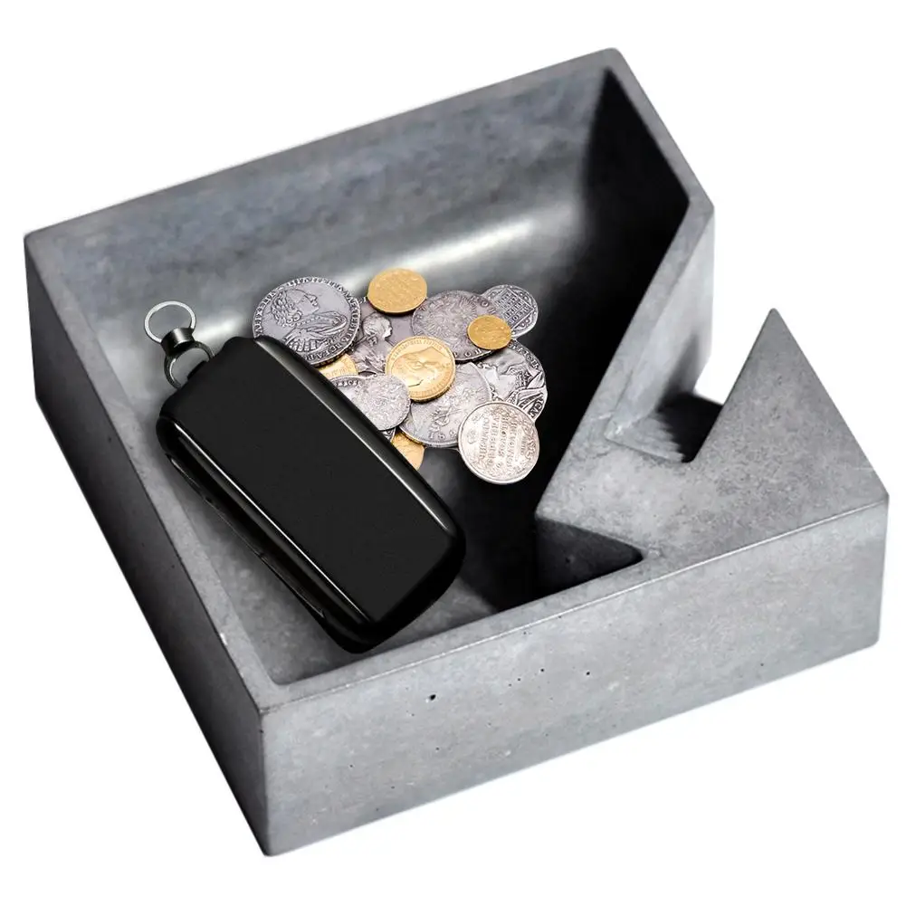 1 шт. силиконовая форма для бетона квадратная с лестницей цветок рабочий стол мох