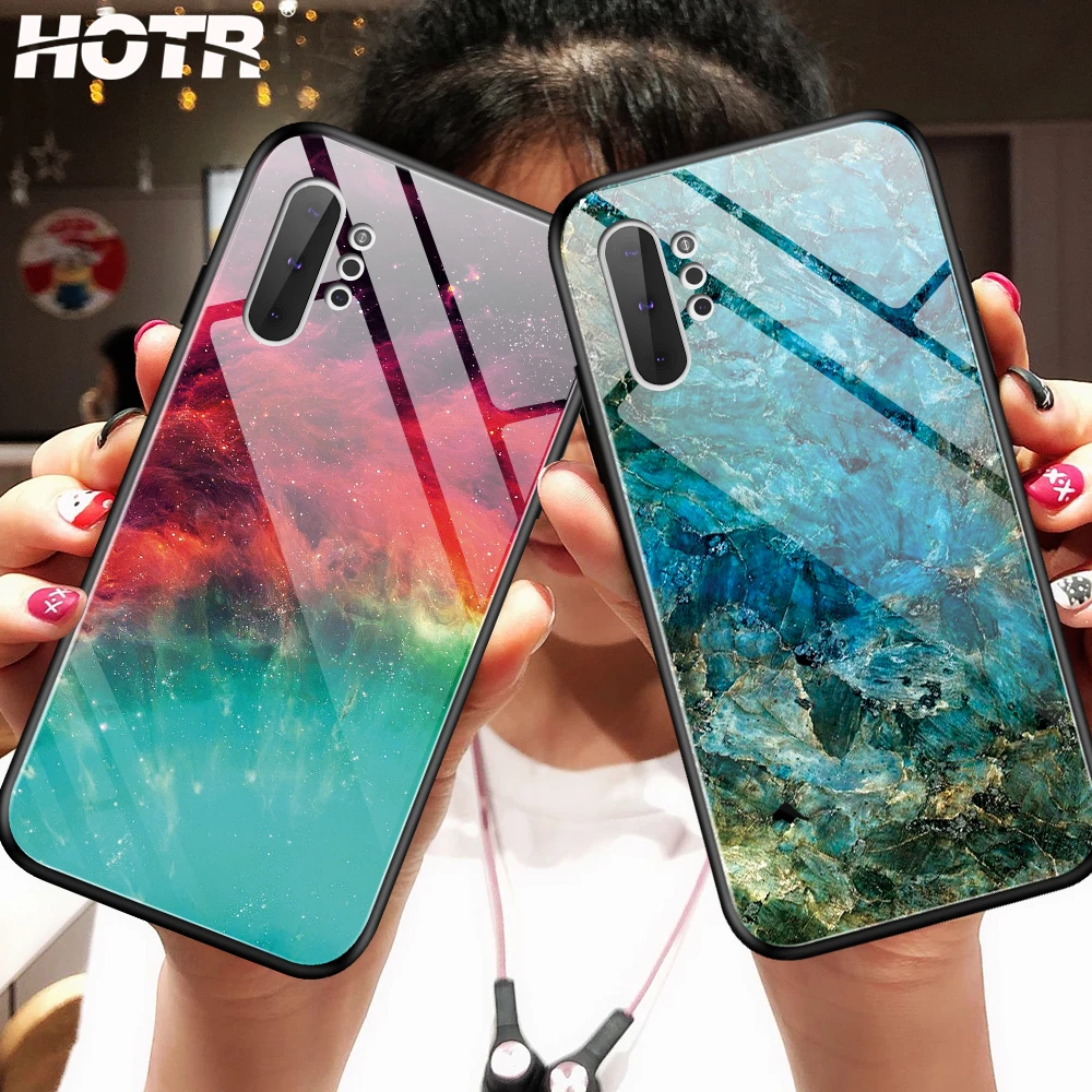 

for Samsung Galaxy Note 10 Plus Glass Case for Samsung Galaxy S9 S10 Plus A10 A20 A30 A40 A50 A60 A70 M40 A10e Back Cover