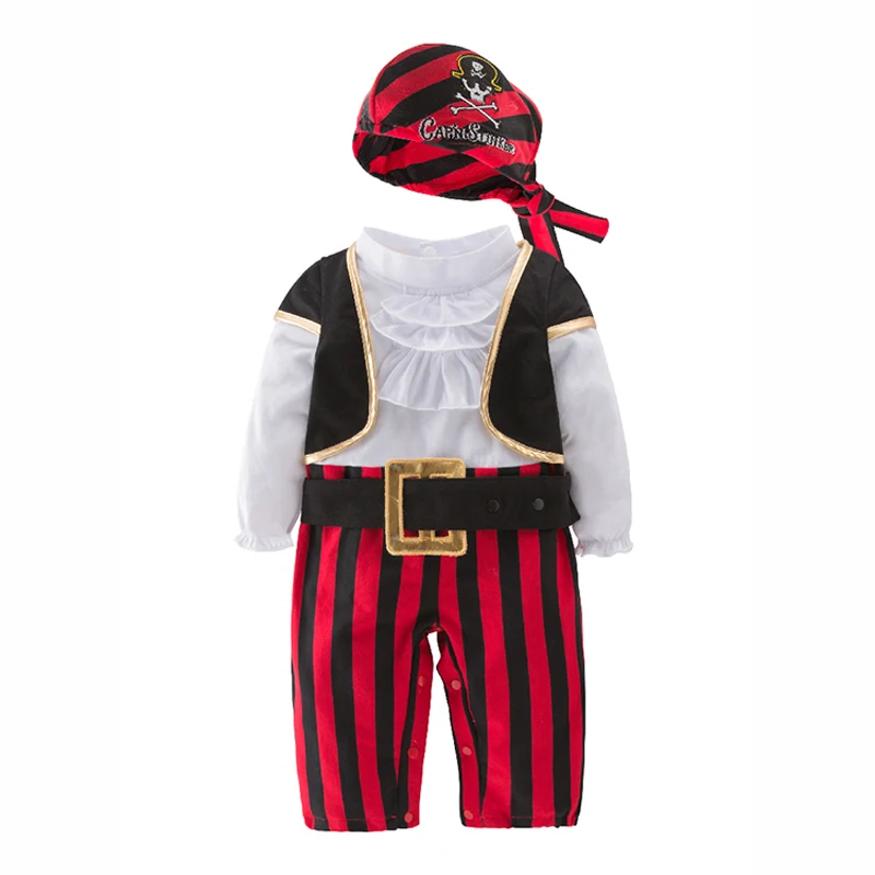 Umorden Pirate Captain Costume for Baby Boy Toddler Halloween Christmas Birthday Party Cosplay Fancy Dress
