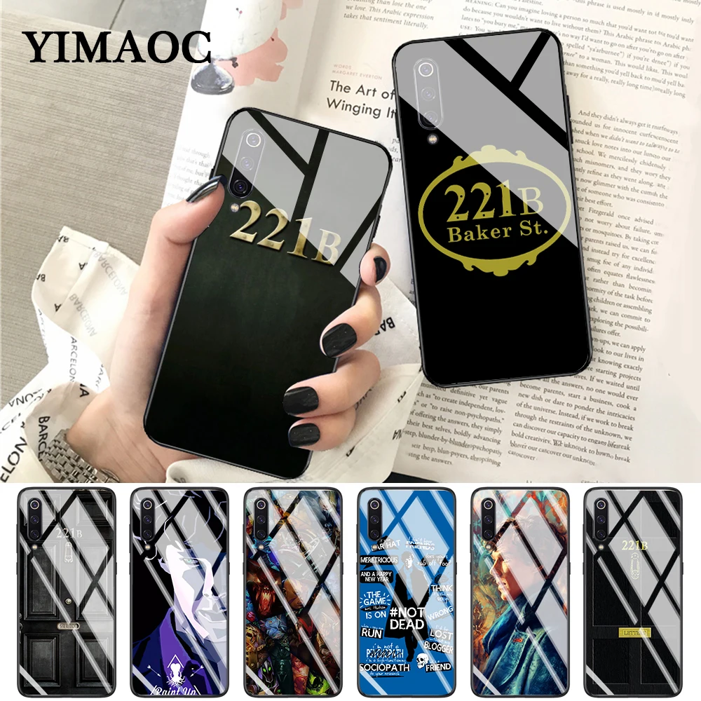 YIMAOC Шерлок Холмс Стекло чехол для Xiaomi Redmi 4x 6A Примечание 5 6 7 Pro mi 8 9 Lite A1 A2 F1 |