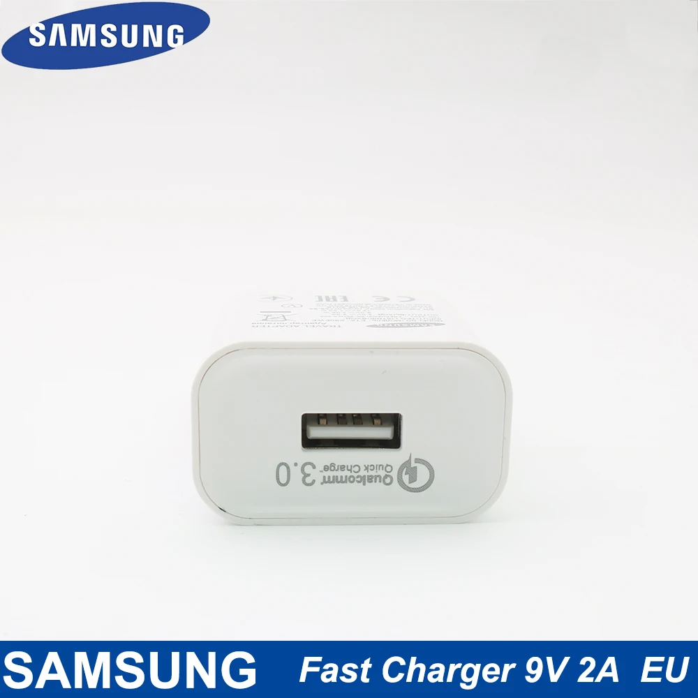 Для samsung быстрое зарядное устройство EU 9V2A настенный адаптер Зарядка Micro USB кабель