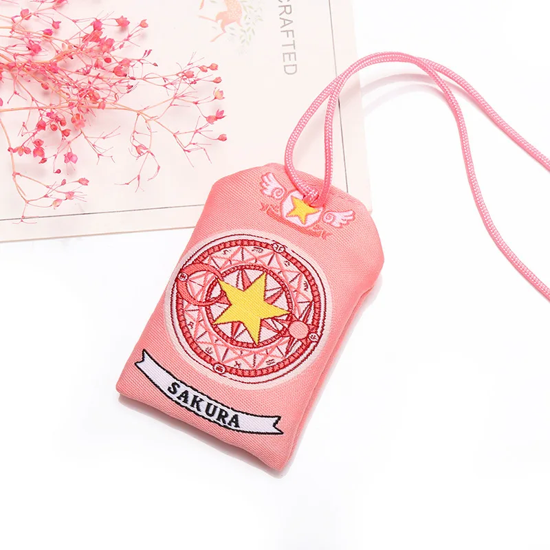 Аниме карточка Captor Keychian Omamori Милая Веселая искусственная сумка японское