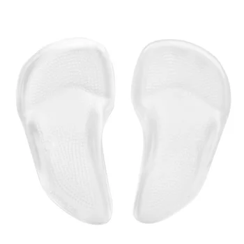 

1 pair x silicone gel forefoot shoes padded support pad inserts transparent