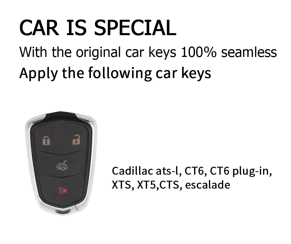 5 кнопок для Cadillac CT6 XT5 ATS CTSRemote брелок в виде ракушки чехол Авто держатель Обложка Смарт протектор кирсит покрытие