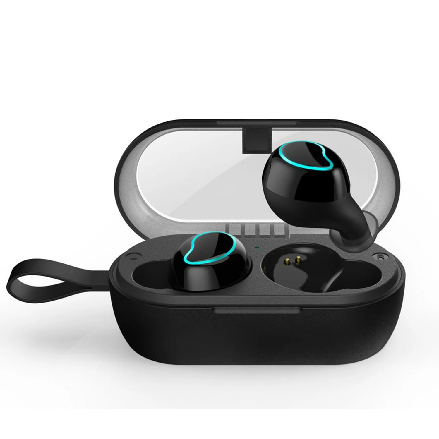 TWS Bluetooth Earphones 5.0 Smart Touch True Wireless Earbuds Waterproof Sweatproof Binaural Stereo Noise Cancelling Headphones