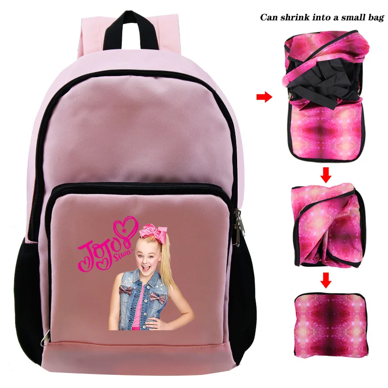 photo colour Дети Jojo Siwa рюкзак для девочек школьная сумка супер звезда школьный персональный книга сумки печать mochila большой емкости Bolsa - Цвет: photo colour