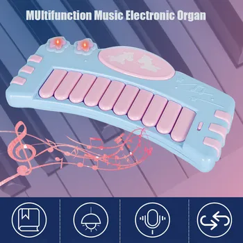 

Multifunctional Music Electronic Piano Beginner Lighting Song Electronic Piano Developmental Educational Toys Children Gift