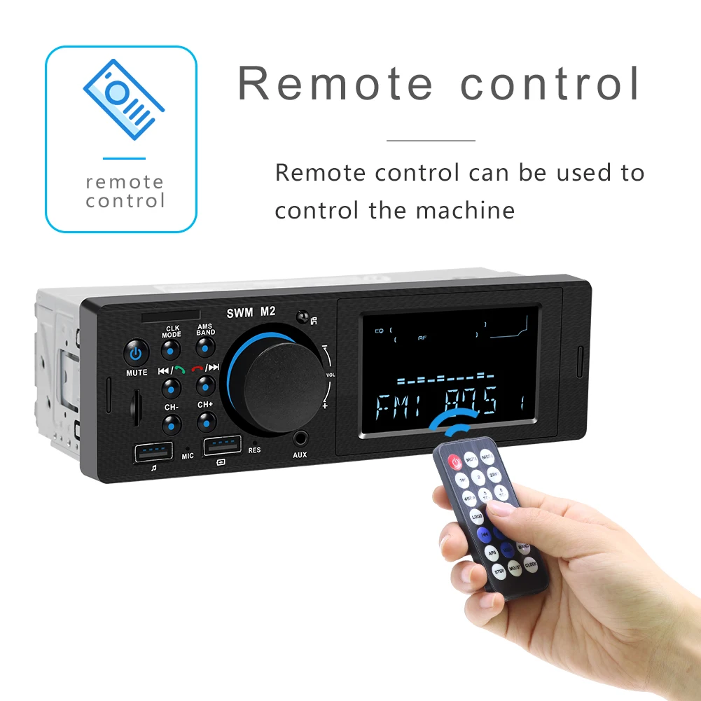 1din M2 автомобильный стерео MP3 музыкальный плеер музыкальное радио Bluetooth 4 0 TF Dual USB