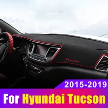 Для hyundai Tucson приборной панели автомобиля Избегайте светильник Pad инструмент крышка платформы стол коврики ковры аксессуары