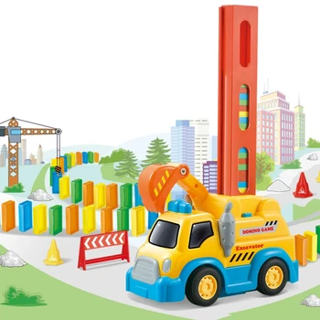 

Automatic Laying ino Dealer Brick Train Car Set Kids Colorful Plastic inoes Blocks Game Toys Set Gift for Kids