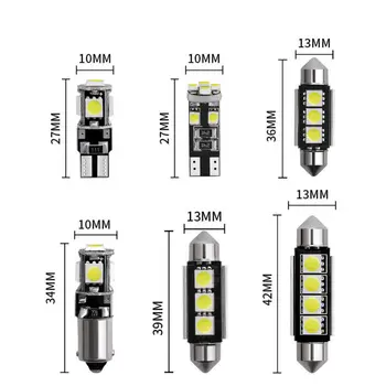 

Interior Car lights Festoon Bulbs Lamp Accessories 27Pcs set T10 36MM SMD