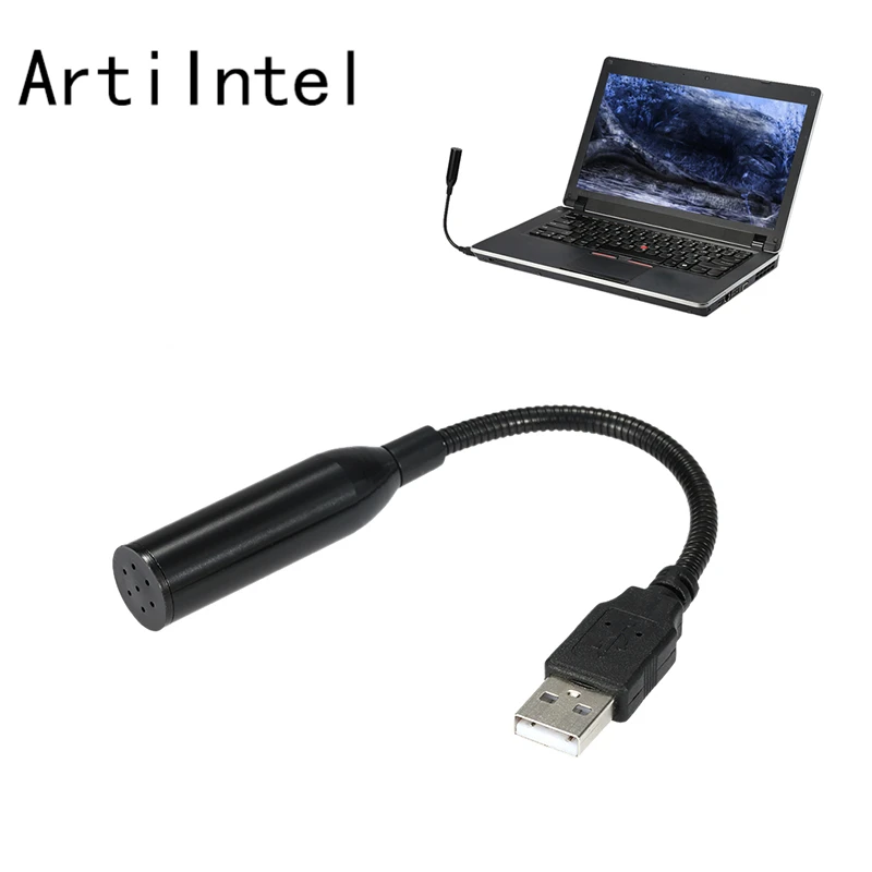 USB микрофон с шумоподавлением Портативный Студийный для речи ПК компьютеров