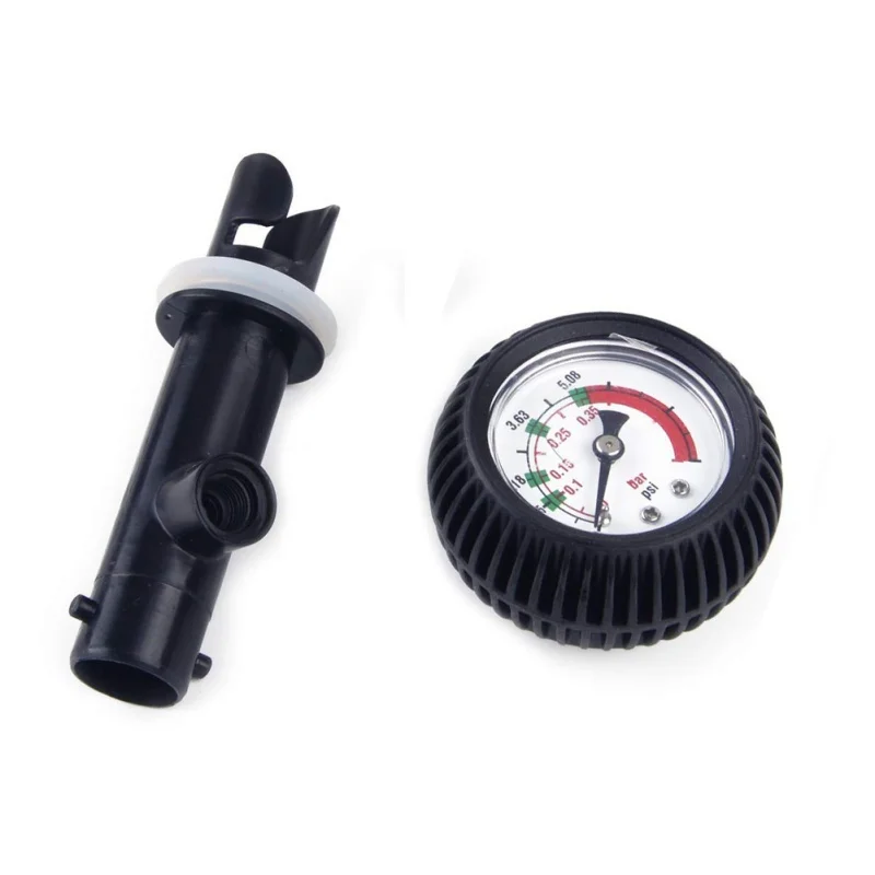 

PVC Pressure Gauge Air Thermometer for Inflatable Boat Kayak Test Valve Connector Stand up Paddle Board Surfing Dropshipping