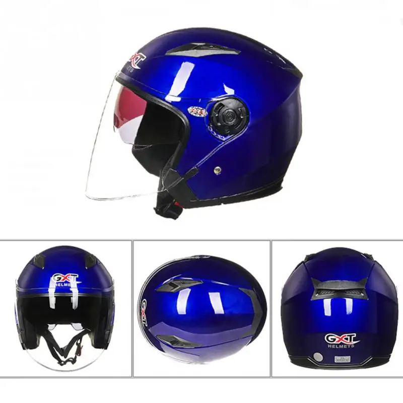 Двойная линза, мотоциклетный шлем, полнолицевой шлем, шлем для гонок, шлем с солнцезащитным козырьком, мотоциклетный шлем