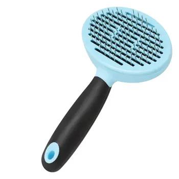 

Pet Comb Self Cleaning Brush Professional Grooming Brush for Dogs and Cats,Quick Clean Short and Medium Hair Removal Accessories