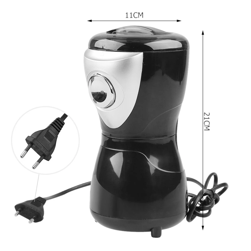 Electric Coffee Grinder 400W Coffee Bean Grinder Eco-Friendly Spices Seeds Grinder Mini Kitchen Coffee Grinding Machine(EU Plug)