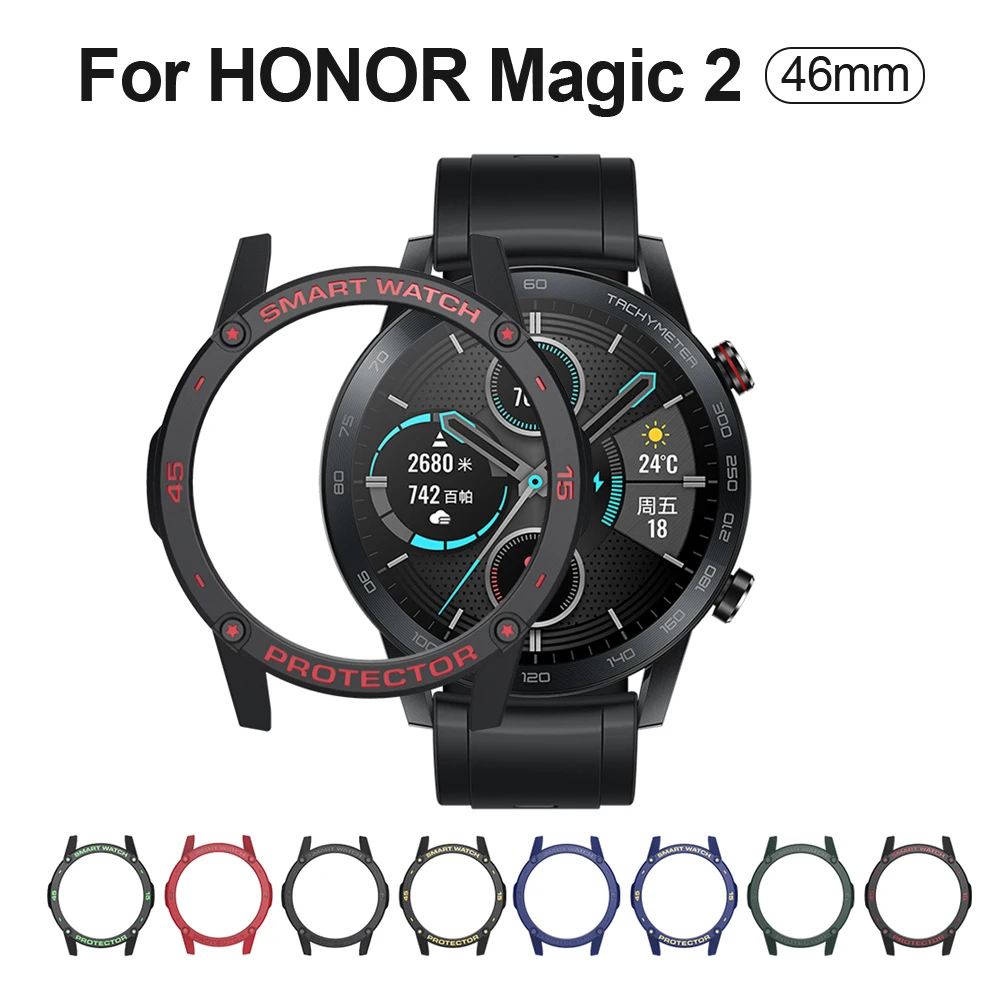

SIKAI For Huawei Watch Honor Magic 2 46mm colorful TPU Case Protector Magic 2 Strap SIKAI Band Bracelet Smart Watch Accessories