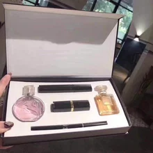 Рождественский подарок, косметический набор, 15 мл, набор для макияжа, коллекция, матовая губная помада, Черная тушь для ресниц, парфюмерия, Mujer Originales, набор для подводки глаз, 5 шт