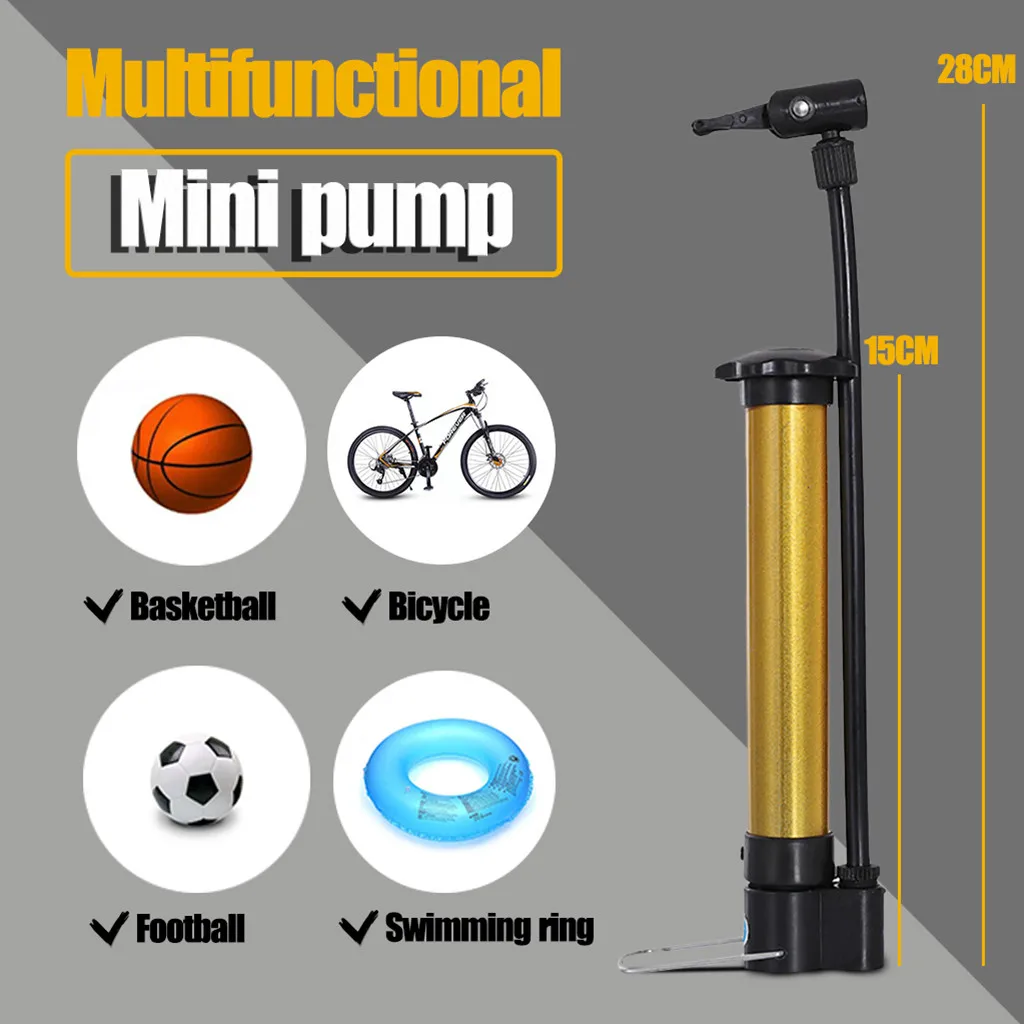 Portable Mini Bicycle Pump High Pressure Cycling Hand Air Ball Tire Inflator MTB Mountain Bike насос велосипедный pomp | Спорт